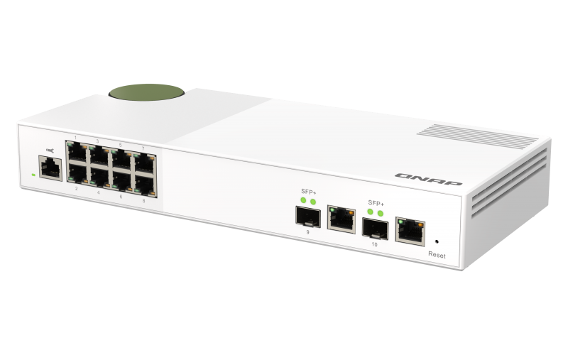 QNAP QSW-M2108-2C - Switch - managed - 2 x 10 Gigabit SFP+ + 8 x 2.5GBase-T - Desktop von QNAP