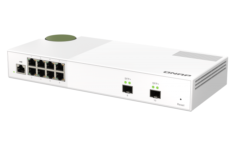 QNAP QSW-M2108-2S - Switch - managed - 2 x 10 Gigabit SFP+ + 8 x 2.5GBase-T - Desktop von QNAP