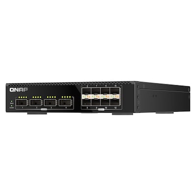 QNAP QSW-M7308R-4X 100 und 25 GbE Switch Managed 12-Port von QNAP