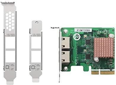 QNAP QXG-2G2T-I225 - Netzwerkadapter - PCIe 2.0 x2 Low-Profile - 2.5GBase-T x 2 - für QNAP QGD-1600, TS-1232, 1253, 251, 253, 432, 453, 653, 832, 853, h1283, h977, TVS-672, 872 von QNAP