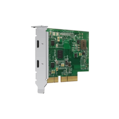 QNAP QXP-T32P Dual-Port Thunderbolt 3 PCIe-Erweiterungskarte von QNAP