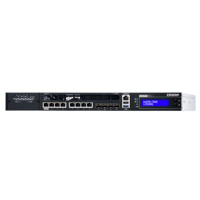 QNAP QuCPE-7012-D2123IT-8G 4x 10GbE SFP+ 8x Gigabit RJ45 Netzwerkvirtualisierung von QNAP
