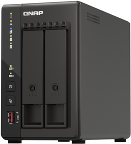 QNAP SYSTEMS TS-253E-8G 2 BAY 8 GB DDR4 2X 2.5GBE 2X USB 3.2II 2X USB2.0 (TS-253E-8G) von QNAP