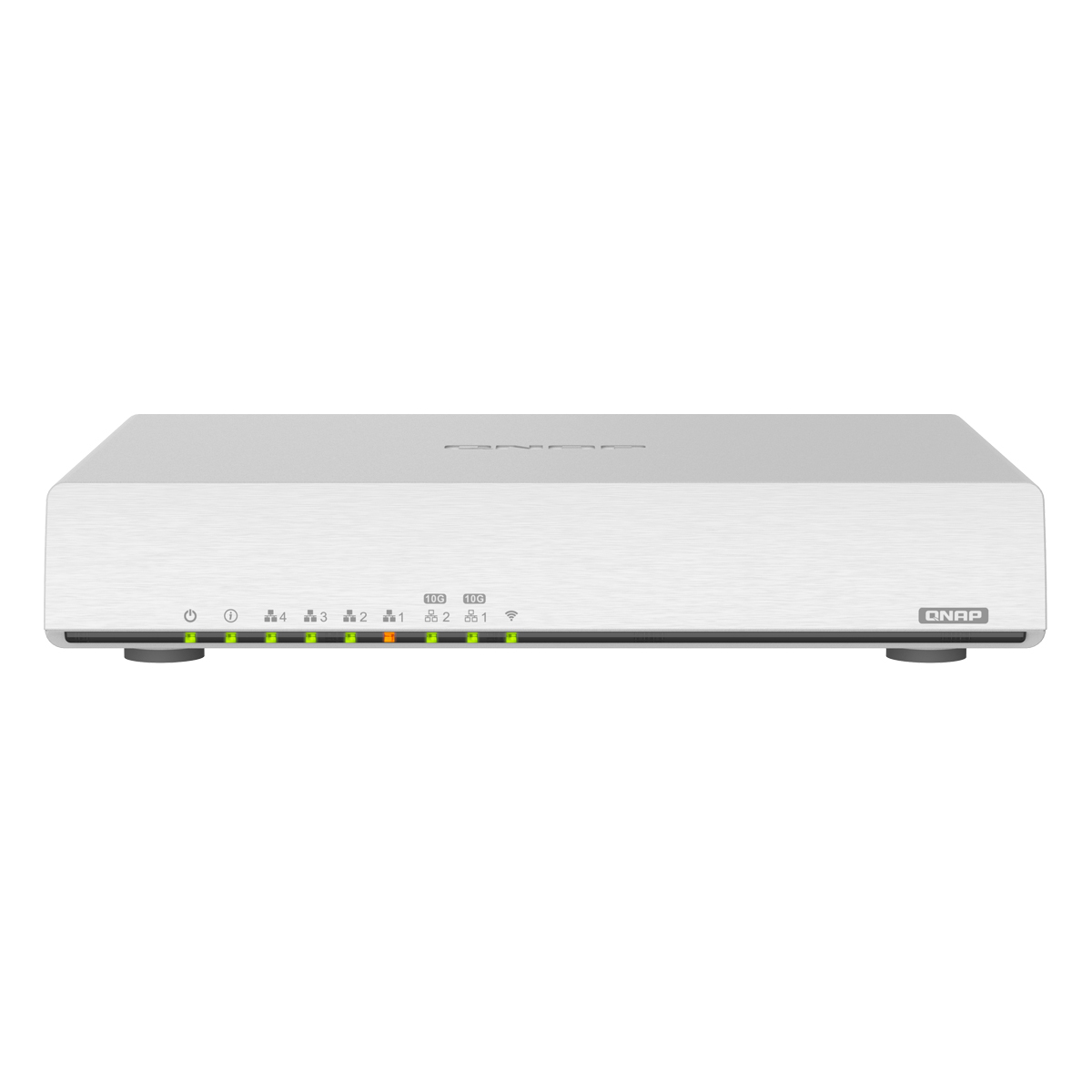 QNAP QHora-301W Router [WiFi 6, Dual-Band 802.11ax, bis zu 3600 Mbit/s, 2x 10GbE, 4x GbE, SD-WAN VPN] von QNAP