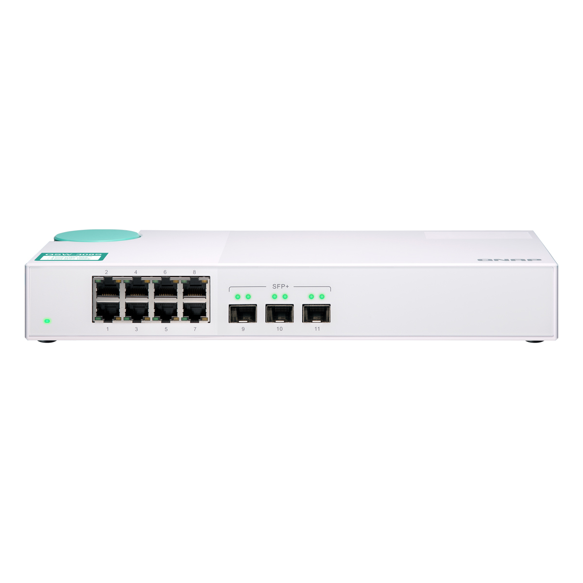 QNAP Systems QSW-308S (10GbE Unmanaged Switch, 8x RJ45, 3x SFP+) von QNAP
