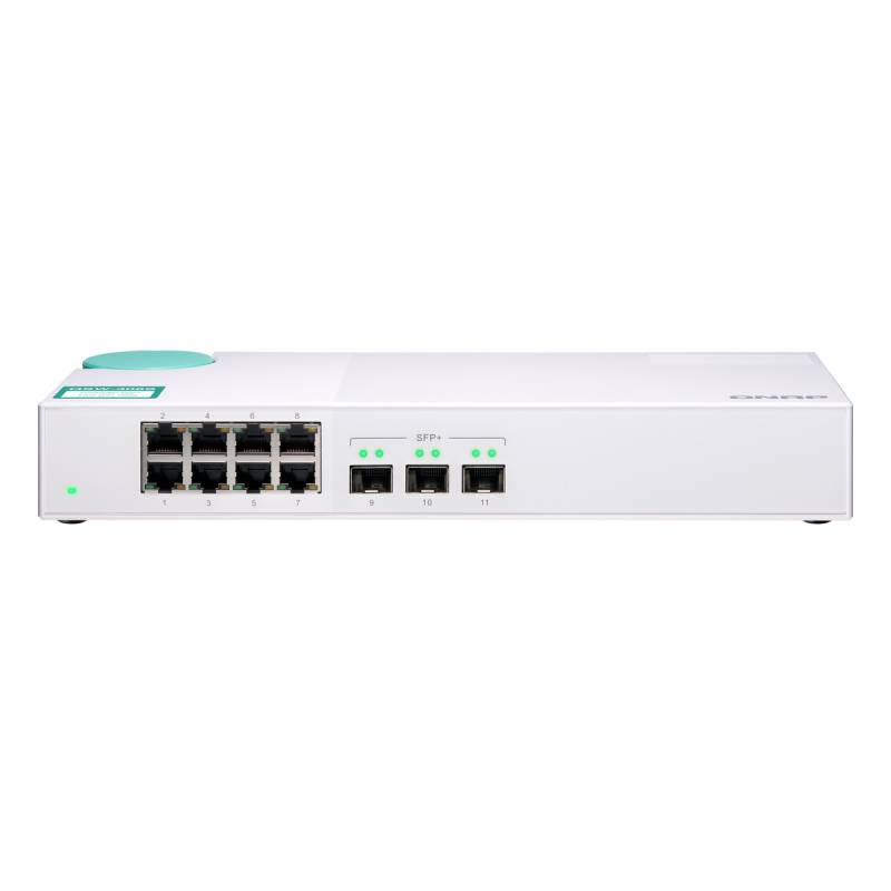 QNAP Systems QSW-308S (10GbE Unmanaged Switch, 8x RJ45, 3x SFP+) von QNAP