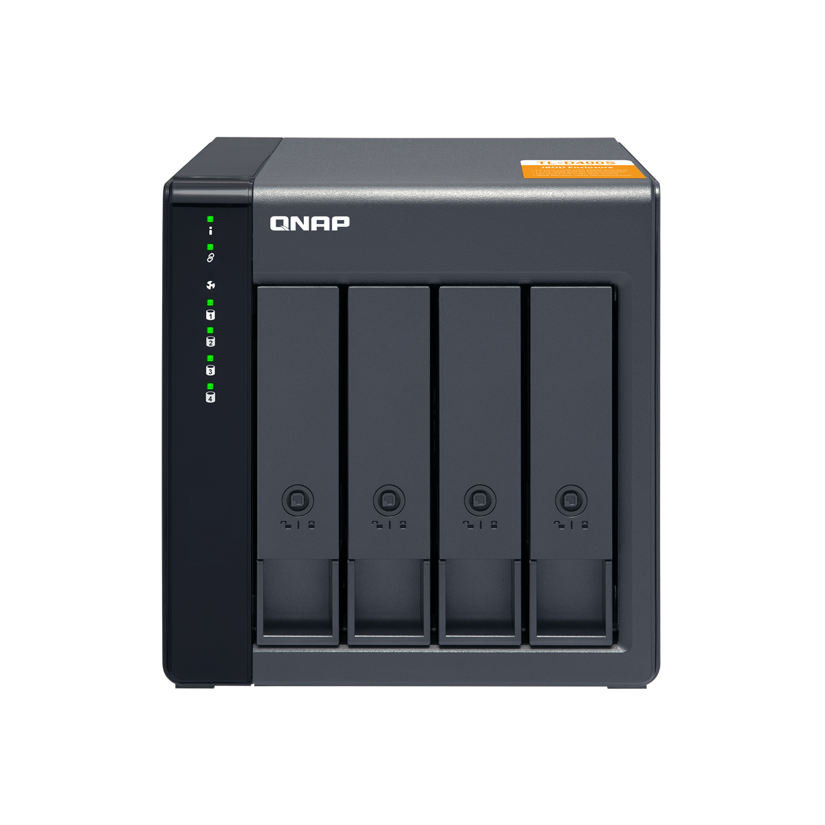 QNAP Systems TL-D400S Erweiterungsgehäuse 4-Bay [0/4 HDD/SSD] von QNAP