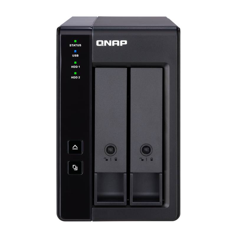 QNAP TR-002 Erweiterungsgehäuse 2-Bay [0/2 HDD/SSD, 1x USB-C 3.1] von QNAP