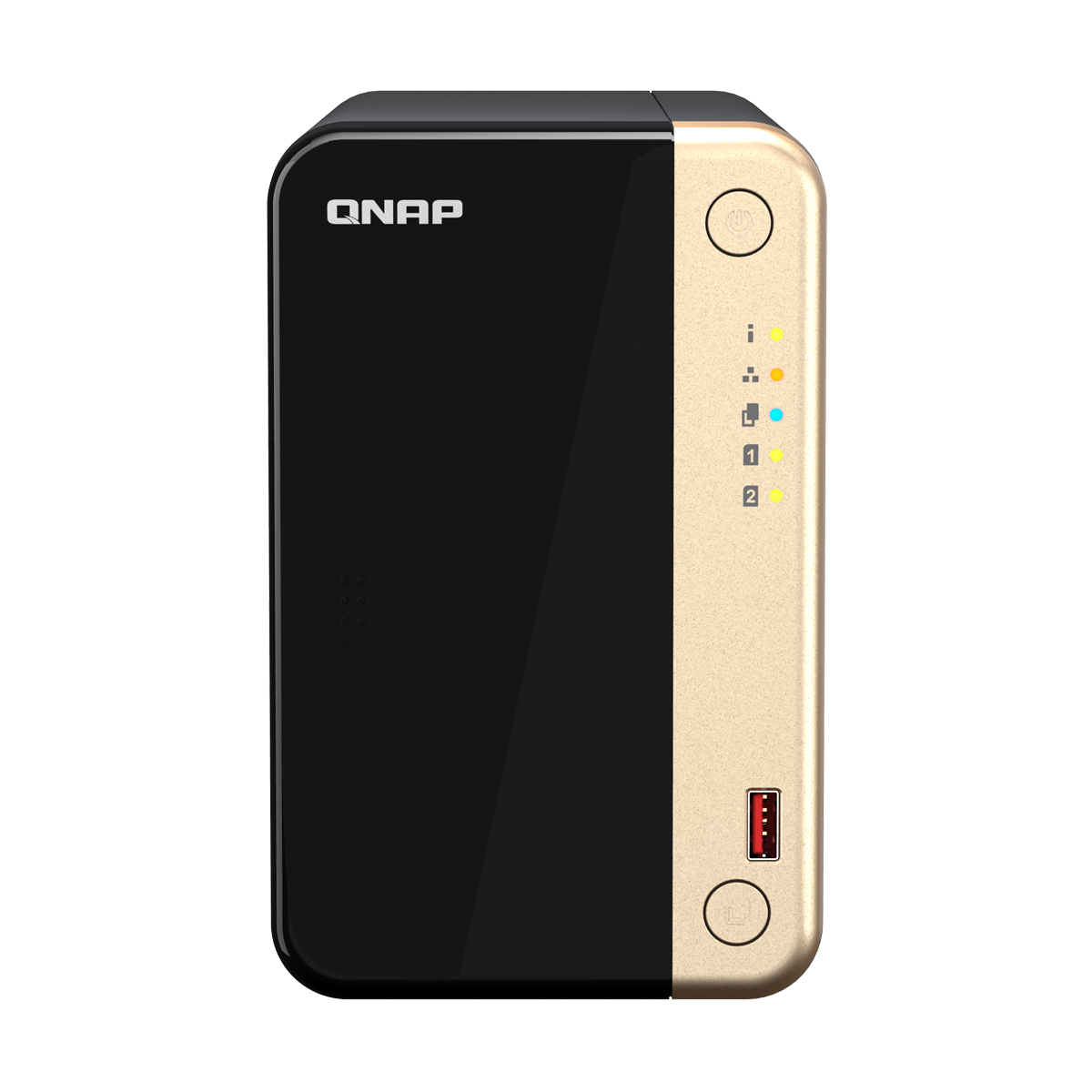 QNAP Systems TS-264-8G NAS 2-Bay [0/2 HDD/SSD, 2x 2.5 Gigabit Ethernet, 4x USB-A, 8GB RAM] von QNAP