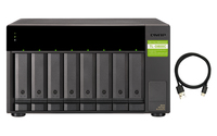 QNAP TL-D800C Speicherlaufwerksgehäuse HDD / SSD-Gehäuse Schwarz, Grau 2.5/3.5 von QNAP
