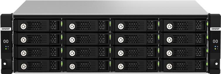 QNAP TL-R1620Sdc - Festplatten-Array - 16 Schächte (SATA-600 / SAS-3) - SAS 12Gb/s (extern) - Rack - einbaufähig - 3U von QNAP