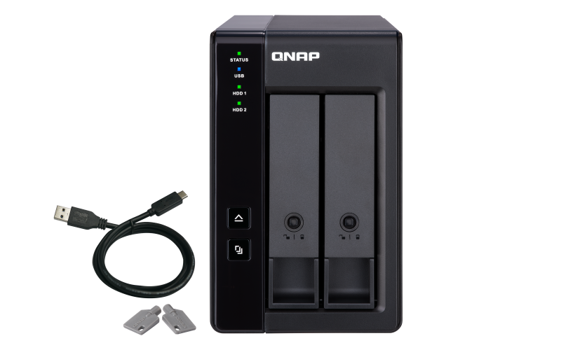QNAP TR-002 Disk-Array Schwarz (TR-002) von QNAP