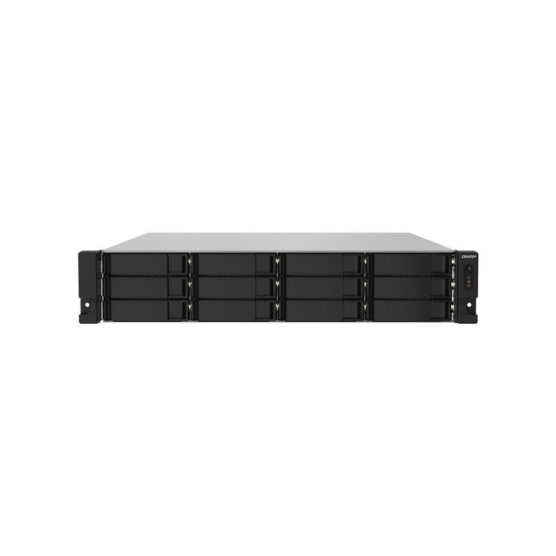 QNAP TS-1232PXU-RP-4G 12 Schächte NAS RAM 4GB + 168TB 12x14TB ST14000NE0008 von QNAP