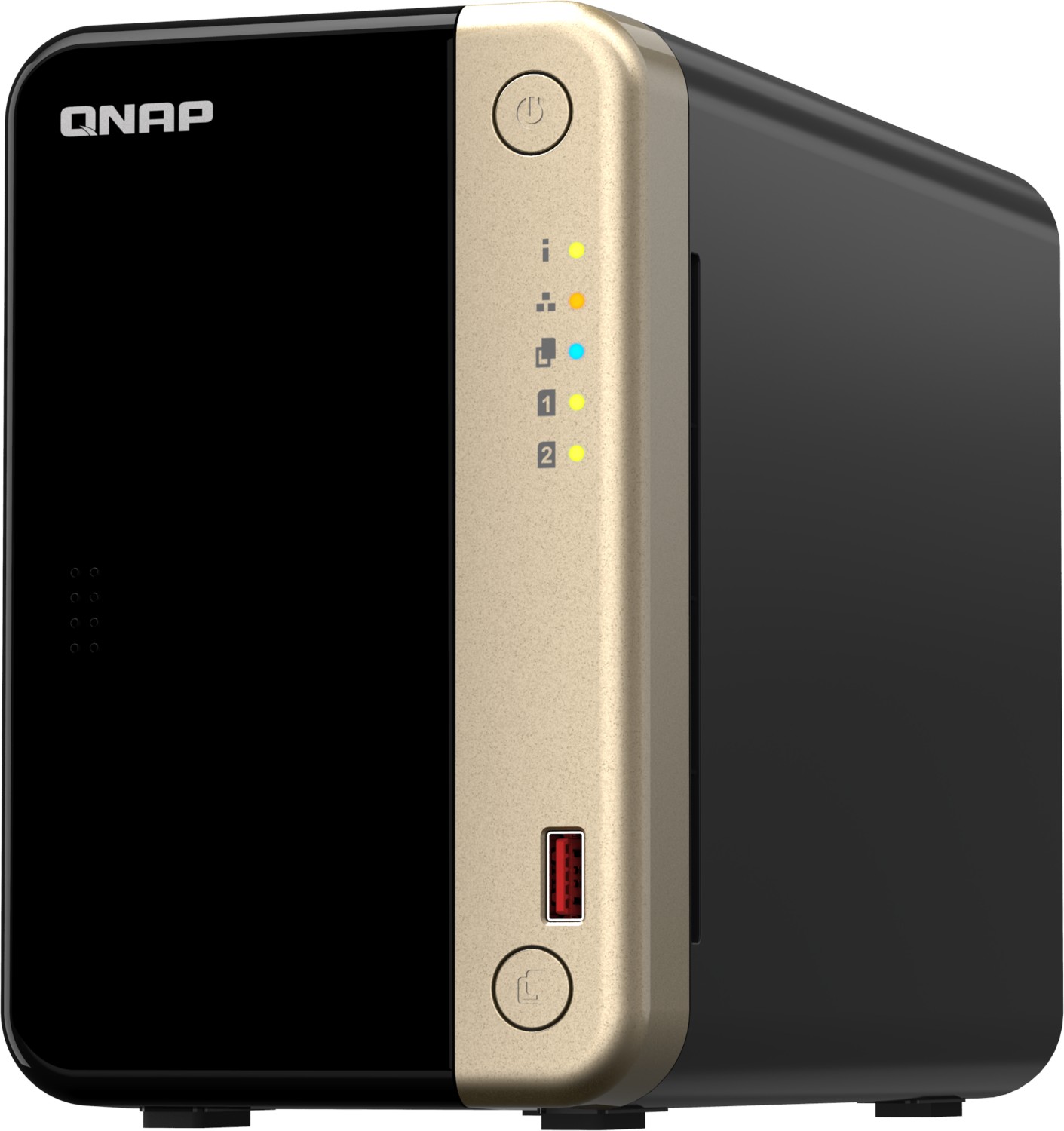 QNAP TS-264 - NAS-Server - 2 Schächte - SATA 6Gb/s - RAID RAID 0, 1, 5, 6, 10, 50, JBOD, 60 - RAM 8GB - 2,5 Gigabit Ethernet - iSCSI Support (TS-264-8G) von QNAP