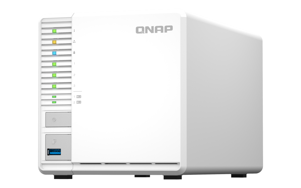QNAP TS-364 - NAS-Server - 3 Schächte - SATA 6Gb/s - RAID 5 - RAM 8 GB - 2.5 Gigabit Ethernet - iSCSI Support QNAP TS-364 - NAS-Server - 3 Schächte - SATA 6Gb/s - RAID 5 - RAM 8 GB - 2.5 Gigabit Ethernet - iSCSI Support von QNAP