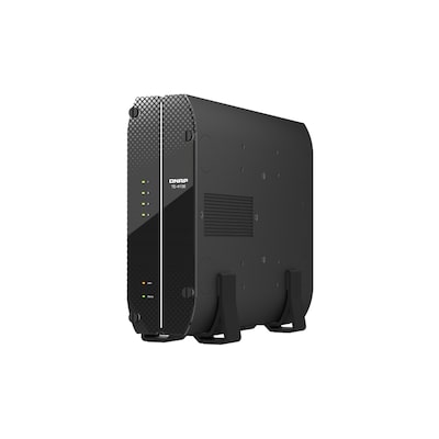 QNAP TS-410E-8G NAS System 4-Bay lüfterlos Education Artikel – Nachweispflichtig von QNAP