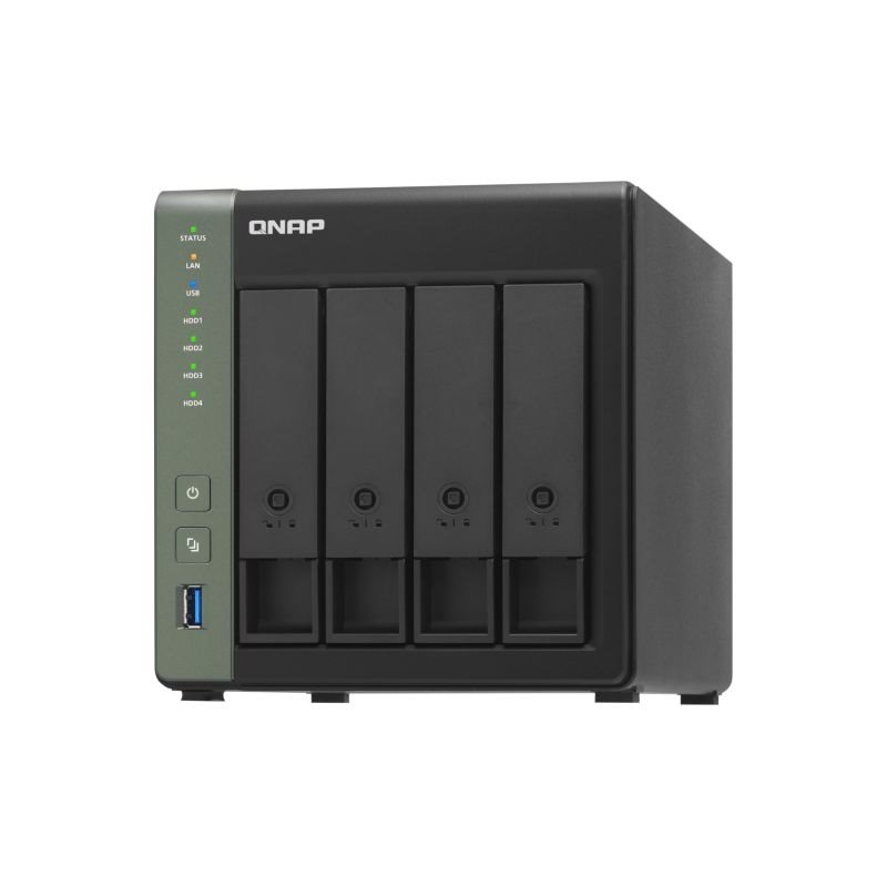 QNAP TS-431KX NAS-Server 4 Schächte 32TB SATA 6GB/s HDD 8TB x 4 RAM 2GB von QNAP