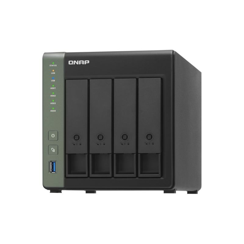 QNAP TS-431KX NAS-Server 4 Schächte 8TB SATA 6GB/s HDD 2TB x 4 RAM 2GB von QNAP