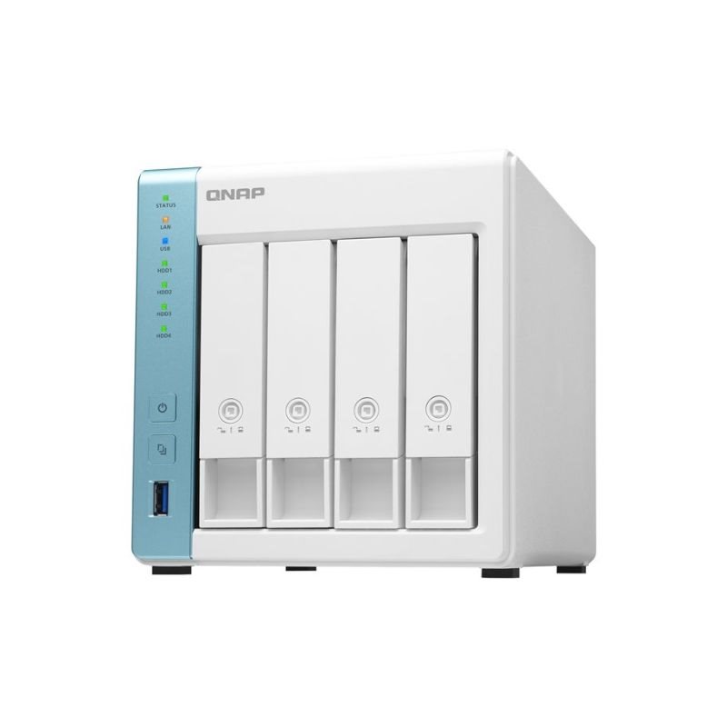 QNAP TS-431P3-2G 4 Schächte NAS RAM 2GB + 24TB 4x6TB ST6000VN001 von QNAP