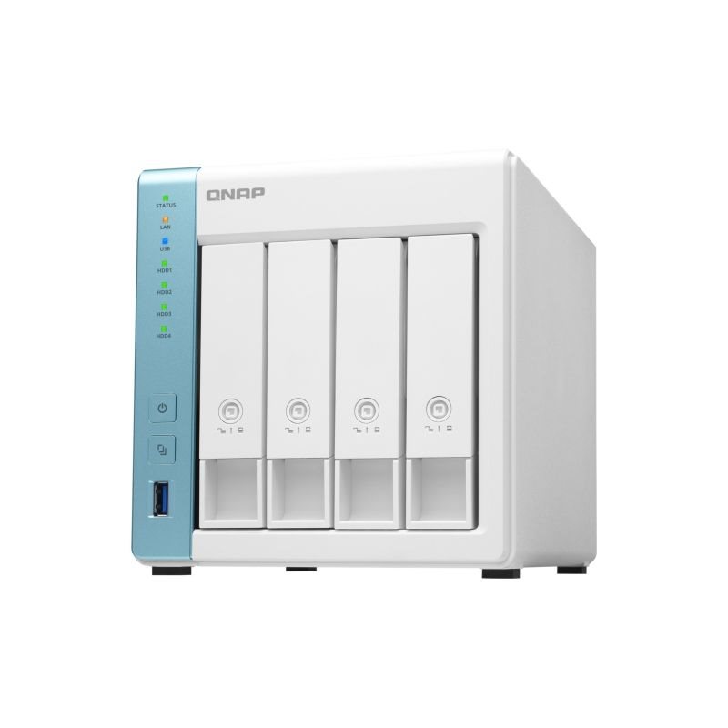 QNAP TS-431P3-4G NAS-Server 4 Schächte 12TB SATA 6GB/s HDD 3TB x 4 RAM 4GB von QNAP