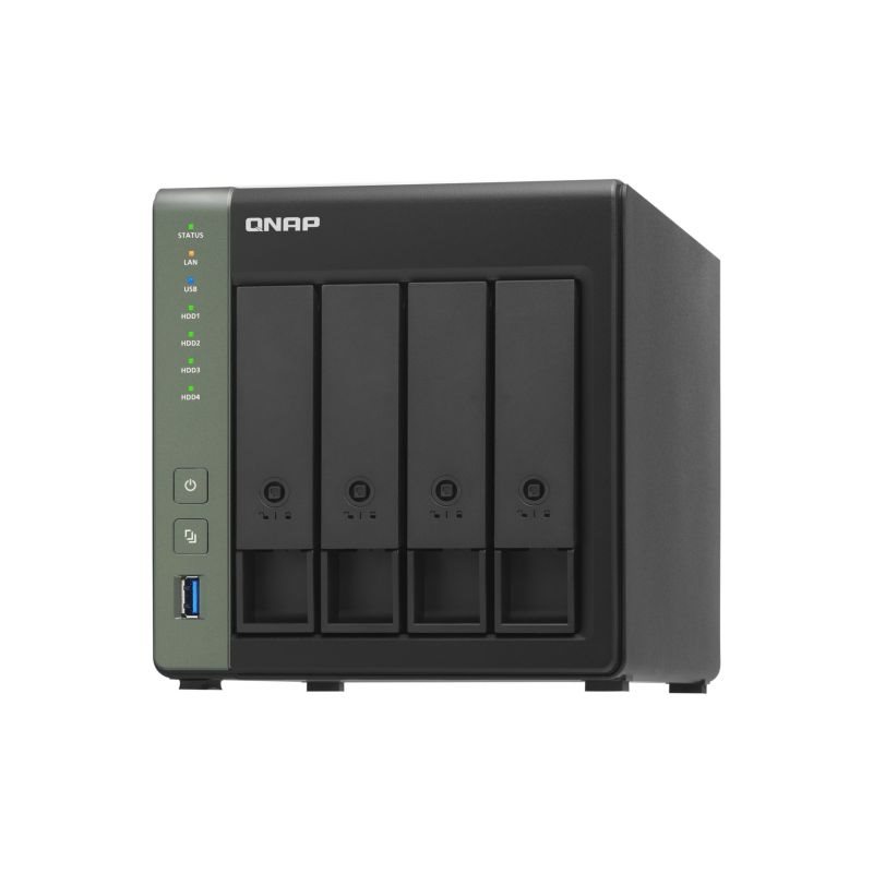 QNAP TS-431X3 NAS-Server 4 Schächte 32TB SATA 6GB/s HDD RAM 4GB von QNAP