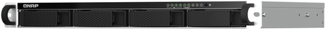 QNAP TS-464 - NAS-Server - 4 Schächte - Rack - einbaufähig - SATA 6Gb/s - RAID 0, 1, 5, 10, JBOD - RAM 8GB - iSCSI Support - 1U (TS-464U-8G) von QNAP