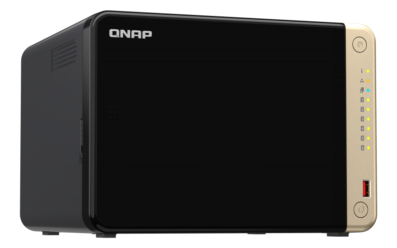 QNAP TS-664 - NAS-Server - 6 Schächte - SATA 6Gb/s - RAID 5, 10 - RAM 8GB - iSCSI Support (TS-664-8G) von QNAP