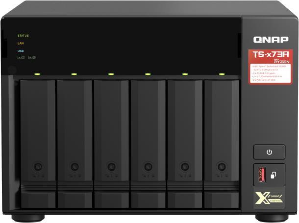 QNAP TS-673A - NAS-Server - 6 Schächte - SATA 6Gb/s - RAM 8 GB - Gigabit Ethernet / 2.5 Gigabit Ethernet (TS-673A-8G) von QNAP