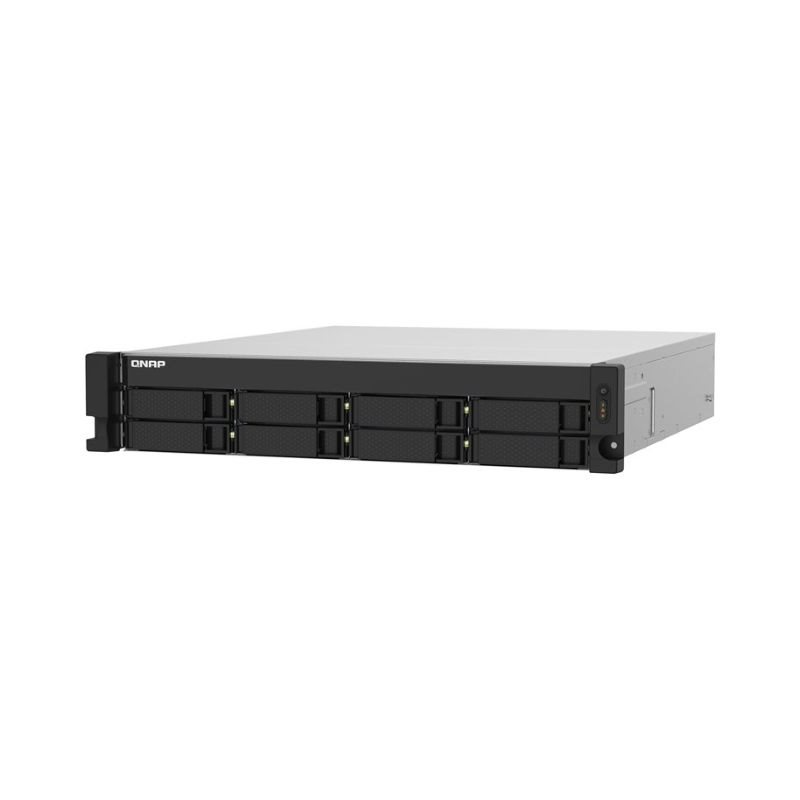 QNAP TS-832PXU NAS-Server 8 Schächte Rack einbaufähig SATA 6GB/s RAM 4GB von QNAP