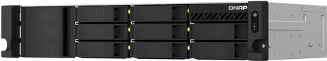 QNAP TS-864eU - NAS-Server - 8 Schächte - Rack - einbaufähig - SATA 6Gb/s - RAID RAID 0, 1, 5, 6, 10, 50, JBOD, 60 - RAM 8 GB - Gigabit Ethernet / 2.5 Gigabit Ethernet - iSCSI Support - 2U von QNAP