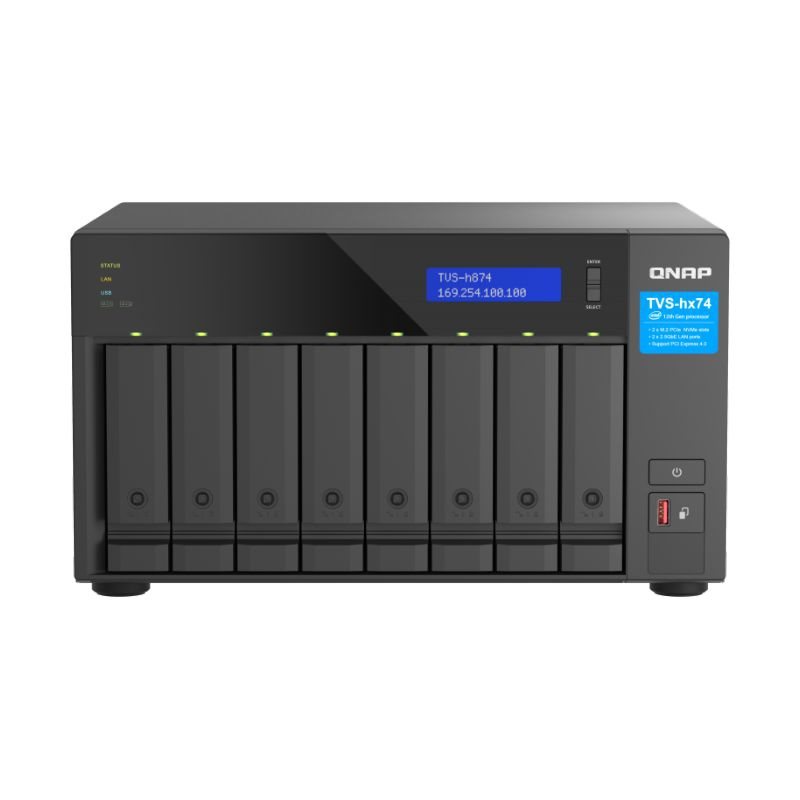 QNAP TVS-H874-I5-32G 8 Schächte NAS-Server 32GB RAM von QNAP