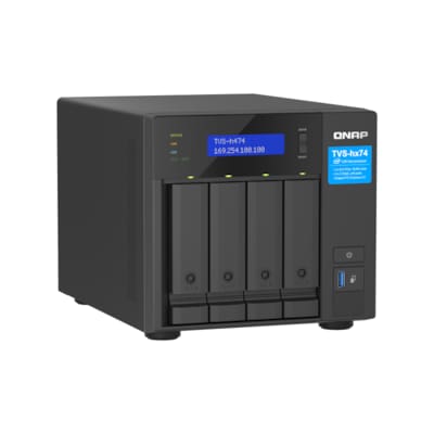 QNAP TVS-h474-PT-8G NAS System 4-Bay Intel Pentium G7400 von QNAP