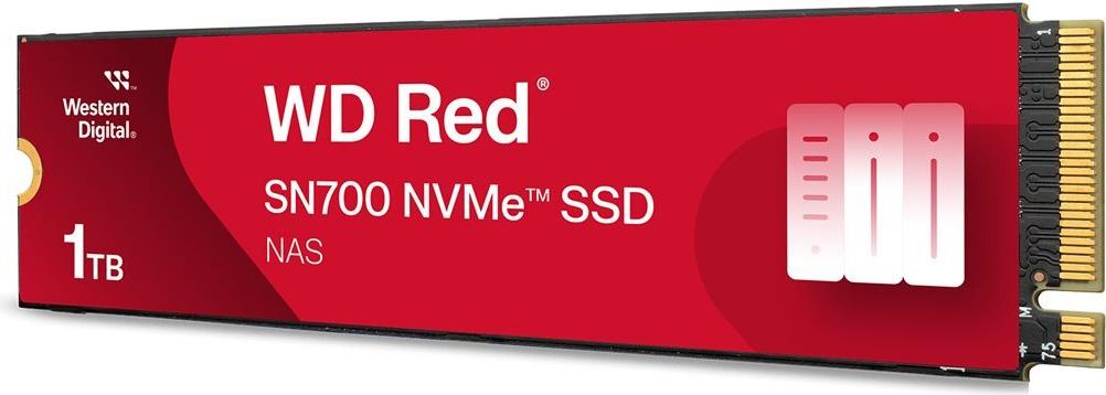 QNAP WD Red SN700 - SSD - 1 TB - intern - M.2 2280 - PCIe (NVMe) (79700-T00101WD01-RS) von QNAP