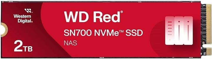 QNAP WD Red SN700 - SSD - 2 TB - intern - M.2 2280 - PCIe (NVMe) (79700-T00201WD01-RS) von QNAP