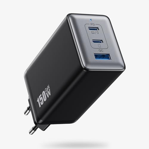 150W USB C Ladegerät, 3-Port GaN IV Tech USB C Netzteil PD+PPS 100W Schnellladegerät mit Laptop Ladegerät Mehrfach USB Charger Power Adapter für MacBook Pro/Air, iPad, iPhone 16/15 und Samsung usw 150W USB C Ladegerät, 3-Port GaN IV Tech USB C Netzteil PD+PPS 100W Schnellladegerät mit Laptop Ladegerät Mehrfach USB Charger Power Adapter für MacBook Pro/Air, iPad, iPhone 16/15 und Samsung usw von QODJN