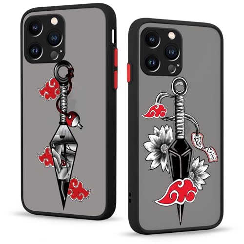 QOMJSDLP Schutzhülle 2 Stück für iPhone 15 PRO Hülle 6.1'' Anime Naruto Akatsuki Manga Mode Muster Design Case Stoßstangenschutz Handyhülle Stoßfest TPU Silikon Weich Cover QOMJSDLP Schutzhülle 2 Stück für iPhone 15 PRO Hülle 6.1'' Anime Naruto Akatsuki Manga Mode Muster Design Case Stoßstangenschutz Handyhülle Stoßfest TPU Silikon Weich Cover von QOMJSDLP