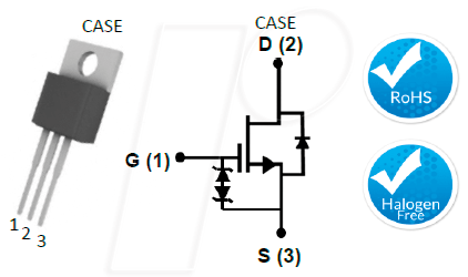 UJ3C065030T3S - SiC-Kaskode-FET, 650V 85A Rdson 0,027R , TO-220-3L von QORVO