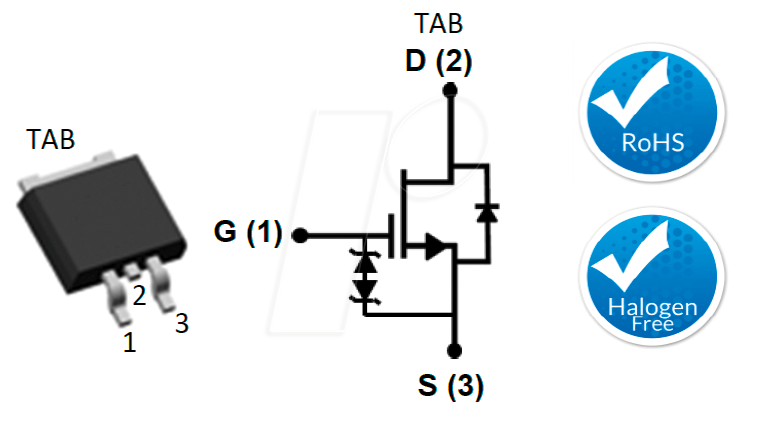 UJ3C065080B3S - SiC-Kaskode-FET, 650V 25A Rdson 0,08R ,  D2PAK-3L von QORVO
