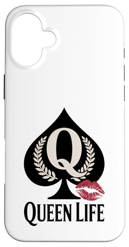 QOS Pikkönigin Hülle für iPhone 16 Plus QOS Pikkönigin Hülle für iPhone 16 Plus von QOS Queen Of Spades Tees Gifts Co