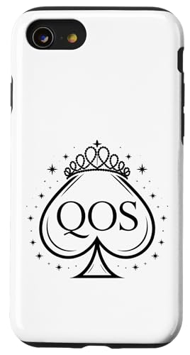 QOS Pikkönigin Hülle für iPhone SE (2020) / 7 / 8 von QOS Queen Of Spades Tees Gifts Co