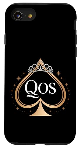 QOS Pikkönigin Hülle für iPhone SE (2020) / 7 / 8 von QOS Queen Of Spades Tees Gifts Co