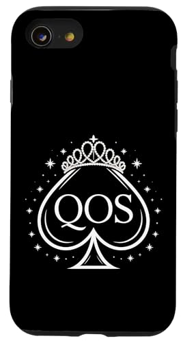 QOS Pikkönigin Hülle für iPhone SE (2020) / 7 / 8 von QOS Queen Of Spades Tees Gifts Co