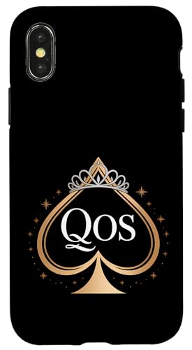 QOS Pikkönigin Hülle für iPhone X/XS QOS Pikkönigin Hülle für iPhone X/XS von QOS Queen Of Spades Tees Gifts Co