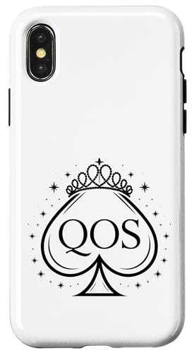 QOS Pikkönigin Hülle für iPhone X/XS QOS Pikkönigin Hülle für iPhone X/XS von QOS Queen Of Spades Tees Gifts Co