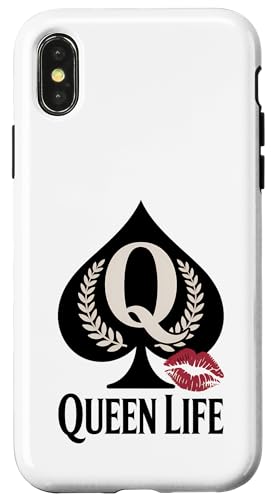 QOS Pikkönigin Hülle für iPhone X/XS QOS Pikkönigin Hülle für iPhone X/XS von QOS Queen Of Spades Tees Gifts Co