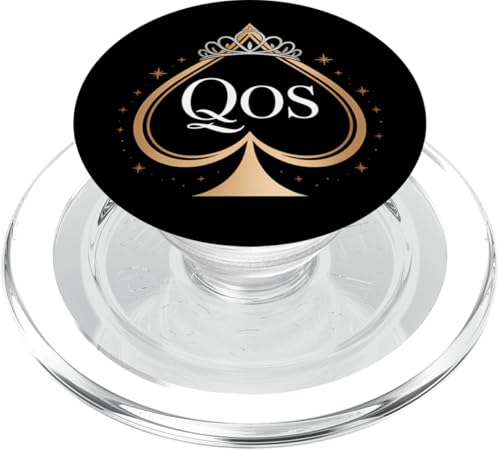 QOS Pikkönigin PopSockets PopGrip für MagSafe von QOS Queen Of Spades Tees Gifts Co