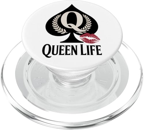 QOS Pikkönigin PopSockets PopGrip für MagSafe QOS Pikkönigin PopSockets PopGrip für MagSafe von QOS Queen Of Spades Tees Gifts Co