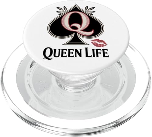 QOS Pikkönigin PopSockets PopGrip für MagSafe QOS Pikkönigin PopSockets PopGrip für MagSafe von QOS Queen Of Spades Tees Gifts Co