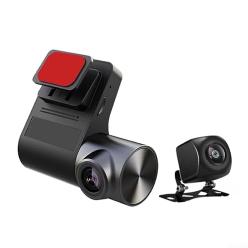 Doppelk-Dashcam für Android-Displays vorne und hinten, 720P HD mit Bewegungserkennungsfunktionen von QOXEZY