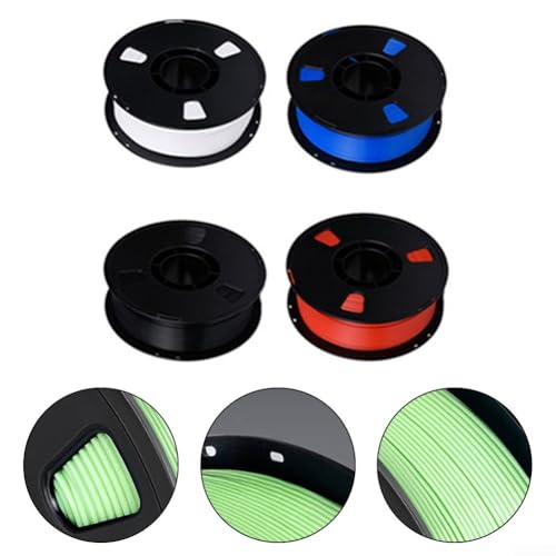 Efficient for PLA Filament for 3D Printing, 1kg Spool with Stable Melting Point (D) von QOXEZY